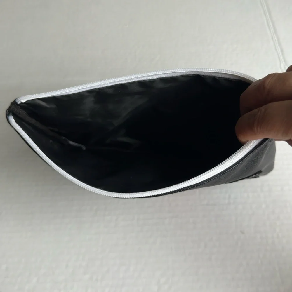 Macys Beauty Cosmetic Bag Black Patches Lips Star Perfume Bottle